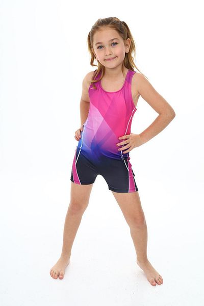 ÖYKÜ KİDS Girl's Swimsuit with Shorts