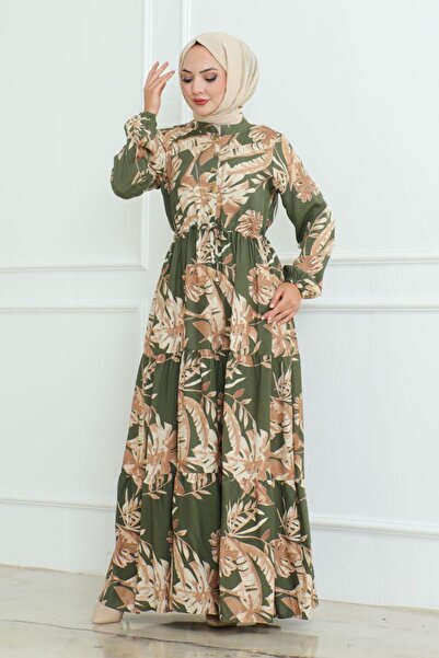 SGS Φόρεμα Χιτζάμπ - Μοτίβο Παλάμης, ΧΑΚΙ