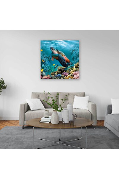vientex Su Altı Dünyası Kaplumbağa Tablosu - ANL119