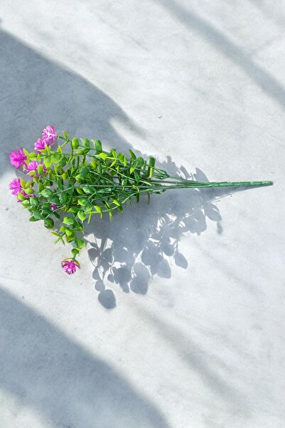 YAPAY ÇİÇEKÇİNİZ Lila Renkli Dekor Yapay Yeşillik Demeti