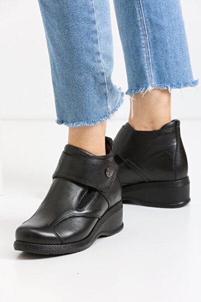 Forelli FORELLİ ORTOPEDİK TABAN GERÇEK DERİ KADIN KIŞLIK BOT SU GEÇİRMEZ KAR BOTU ANNE BOT