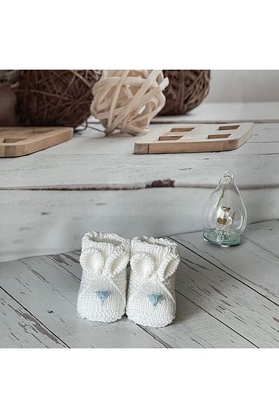 Nedabella Hand Knitted Baby Booties - Gift