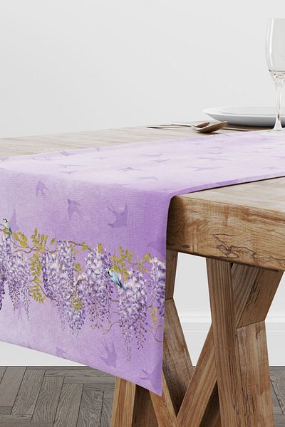 ELY PARKER Runner zilnic cu model de zestre premium de lux - 45x140