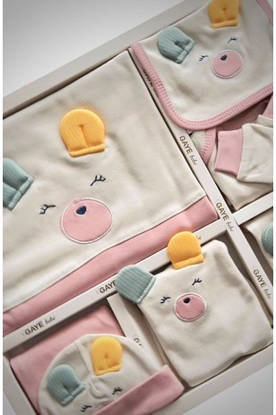 Gaye Bebe 10 Pieces Bear Printed Premium Hospital Exit