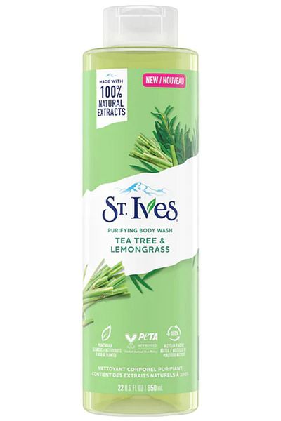 St. Ives شامبو الجسم ST.Ives 650 مل - مستخلص شجرة الشاي وعشب الليمون