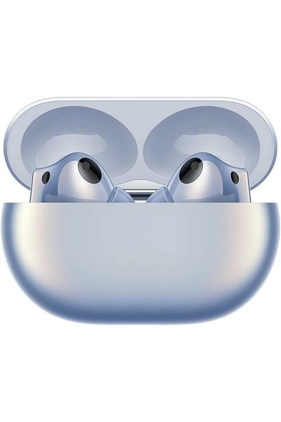 Huawei FreeBuds Pro 2: Dual Speaker, ANC 2.0, Hi Res Audio, Pure Voice, Silver Blue, Model 55035843, Huawei