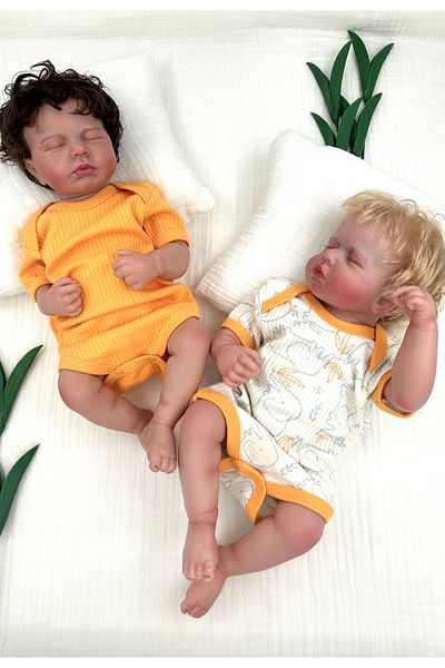 Renkli Puset 2-piece Cotton baby bodysuit and bodysuit Set - Short Sleeve, Corded Fabric, mustard Elephant