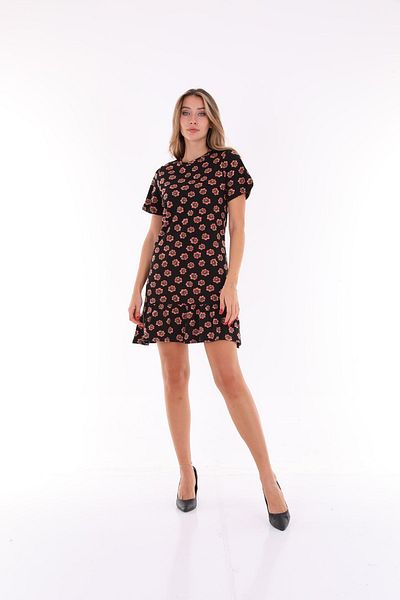 MEGHAN L.A Rochie până la genunchi cu imprimeu floral