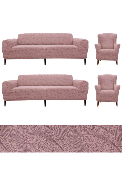 bibaha Model Jacquard Sehra 3 3 1 1 Husă elastică pentru canapea |   Husă ela...