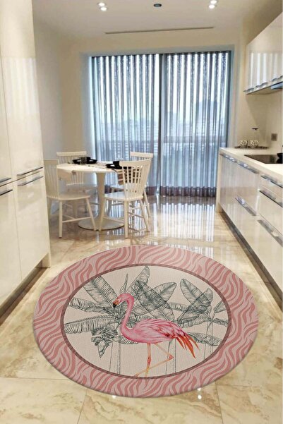 aymira home Home Dekoratifmakinede Yıkanabilen Kaymaz Taban Yuvarlak Mutfak V...