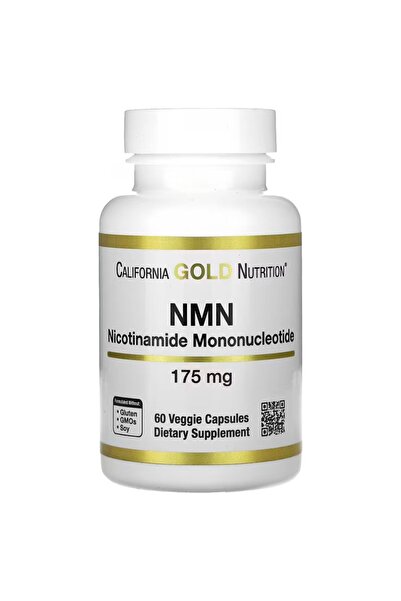 California Gold Nutrition NMN 175 mg 60 Veggie Capsules