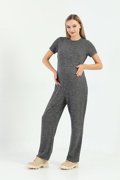 MEGHAN L.A Maternity Flexible Soft Fabric Jumpsuit