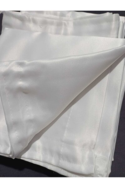 Emirbaş SATEN GÜNEŞLİK BEYAZ