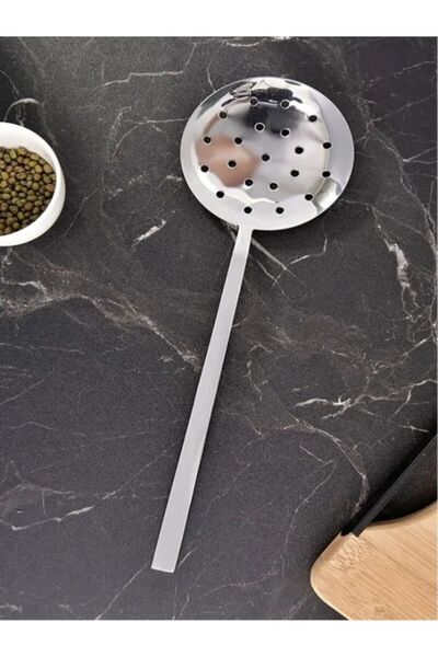 Bayev 10 Pieces Kitchen Serving, Cake, Pasta, Salad Tongs and Ladle, Colander, Spoon, Spatula Set