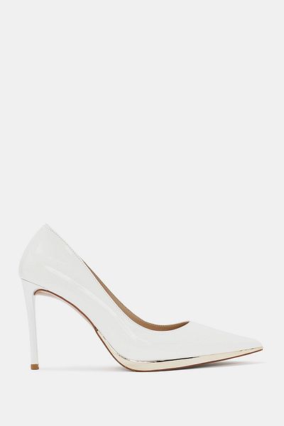 Bestyle Carly Women - Pantofi albi cu toc subțire