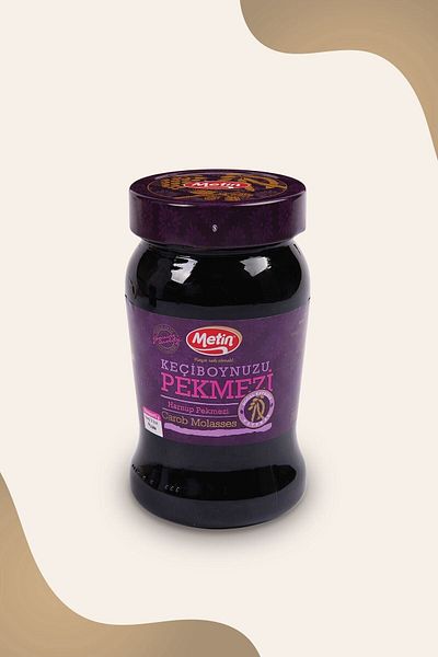 METIN Meti̇n 700 g Carob (Harnup) Molasses in Glass Jar
