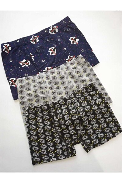 KOTA Boy's Patterned Boxer Set of 6 - 1013
