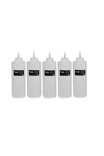 Corona Professional BO2104 950 ml Transparent Ketchup and Mayonnaise Set of 5...