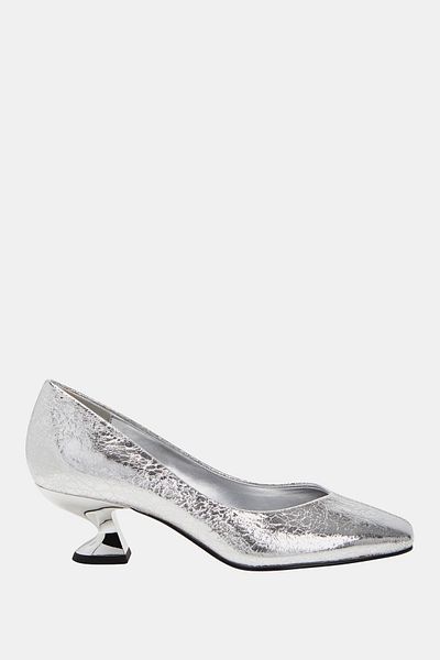 Katy Perry Pantofi cu toc argintiu Laterr Pump pentru femei