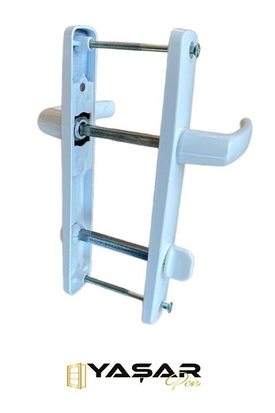 Yaşar Pen White PVC Pimapen - Balcony, Bathroom, WC Door Handle