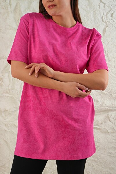 CrazyShopping Γυναικείο T-shirt με σχέδιο Tie-Dye