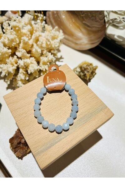 Luna سوار من حجر الزبرجد الطبيعي