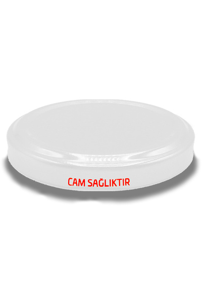 Afracam 82 mm Metal Konserve Kapağı Beyaz 82 pp Cam Sağlıktır Kavanoz Kapak 1...