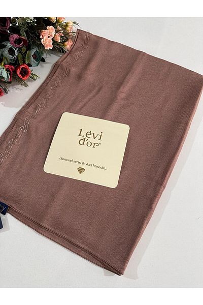Levidor Σάλι Coffee Color Premium Diamond - Dxs0314