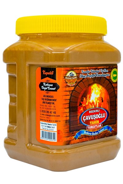 Bozkırlı Çavuşoğlu Odun Ateşinde Kepekli Bozkır Tahini Karafırın Tahin 930gr