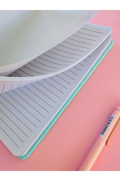 YEŞİL KIRTASİYE ميلك شيك تحت عنوان التصميم الترتر دفتر ملاحظات مخطط
