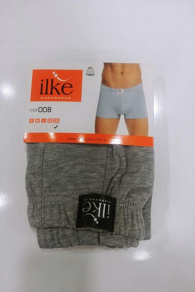İLKE İÇ GİYİM Ανδρικό Cotton Lycra Ilke Boxer 008 - 6 Τεμάχια