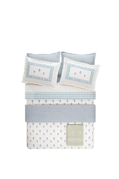 Puffy Cosie Çift Kişilik Eternal Çeyiz Seti - Mavi