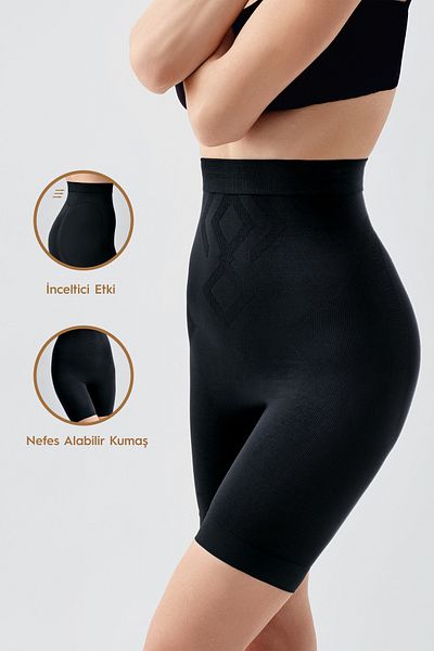 Artış Model postpartum Recuperare uterină Slăbire Fermitate Pantaloni scurți cu talie înaltă Corset