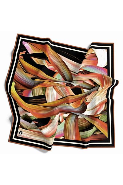 VİOLLA Violla Soft Digital Twill Scarf VL4605