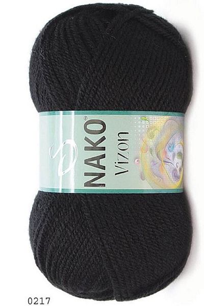 NAKO MINK BLACK 5 PIECES COLOR: 217
