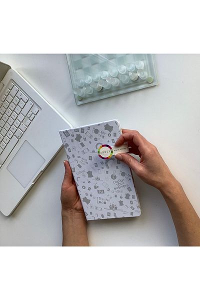 Arwey Caiet Acar Creative Opportunity - 13*21 cm, 112 pagini, fără căptușeală cu clapă magnetică