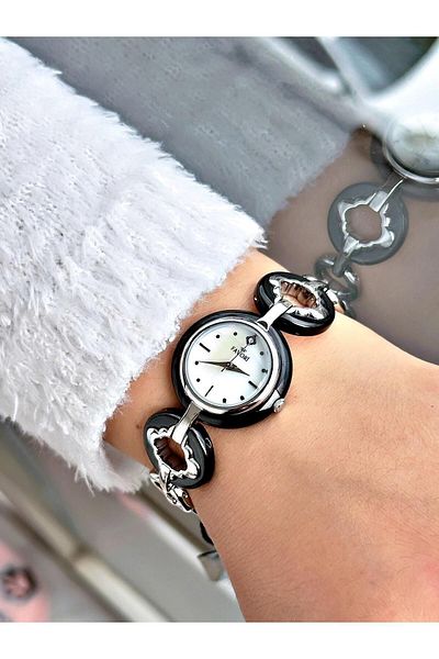 Favori ساعة يد نسائية ستيل - ثنائية اللون، Fvr-1054.2bmb