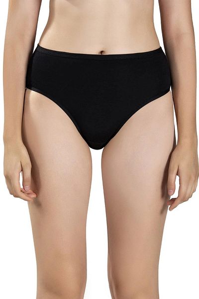 Jiber Γυναικείο Βαμβακερό Lycra Ψηλόμεσο Εσώρουχο 652- 6 Τεμάχια