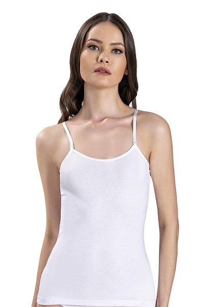 Jiber Women's Lycra Adjustable Rope Strap Undershirt 546 - 9 Pieces