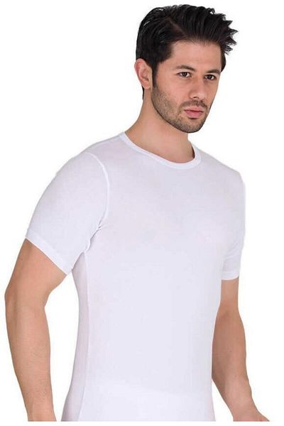 Berrak Men's Modal Lycra 0 Collar Athlete - 3 Pieces 1038