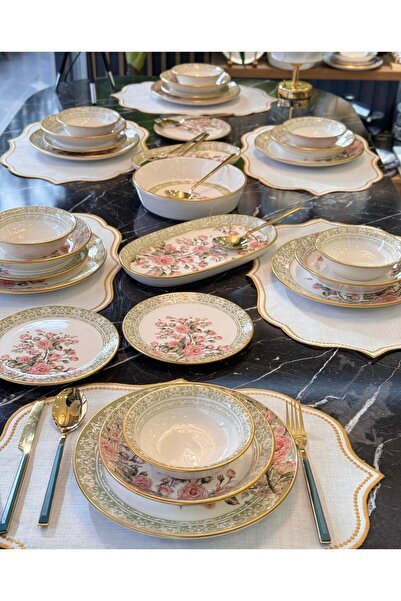 Onedekor 27 Parça Modern Moorn Yemek Takımı