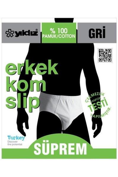 YILDIZ 3 Pieces Star Men's Cotton Single Jersey Slip Panties 130-131