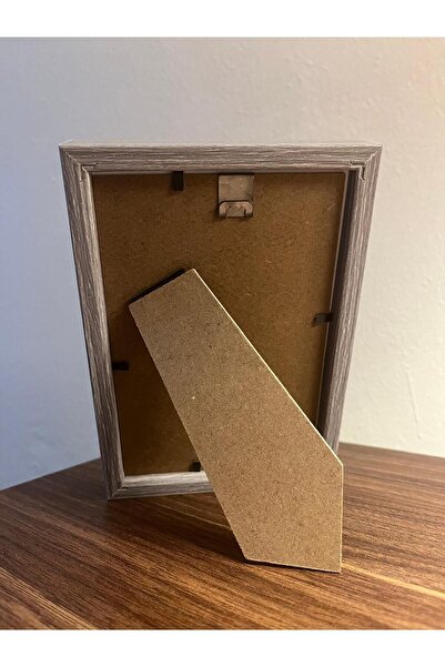 Tiny Desing Accessorıes my First Photo Written Children's memory Frame - Wooden