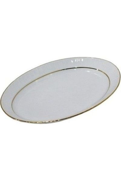 Güral Porselen Gur Sf30ky Boat Plate Mother of Pearl Double Net 30 Cm