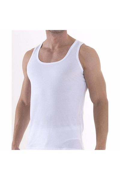 YILDIZ 3 Pack 120 - 121 Men's Super Thin Summer Undershirt Plus Size