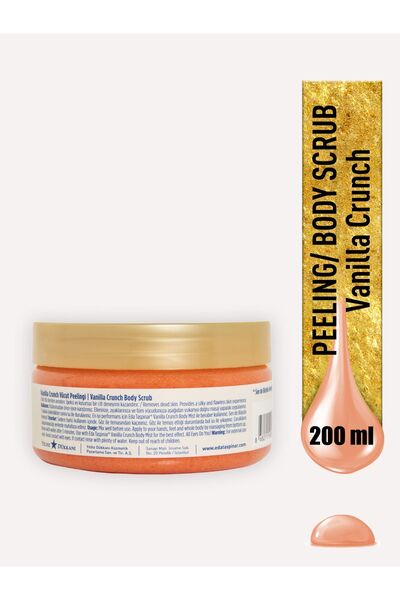 Eda Taşpınar Vanilla Crunch Vanilya Vücut Peelingi, Büyüleyen Cilt Bakım Serisi, Sen de Büyüle Herkesi!,  300 gr