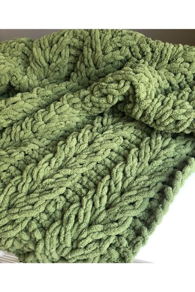 Mukanbaby Puffy Bebek Battaniyesi - Yeşil (90*90)