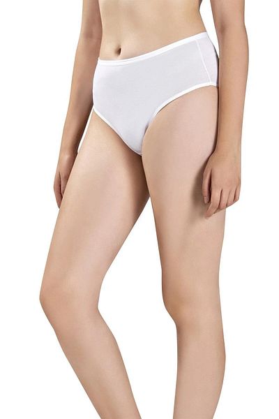 Jiber Γυναικείο Βαμβακερό Lycra Ψηλόμεσο Εσώρουχο 652- 6 Τεμάχια