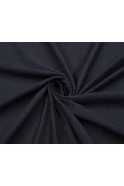 ÖZGÜR KUMAŞ Μπλε Navy Single Jersey Χτενισμένο Βαμβακερό Ύφασμα