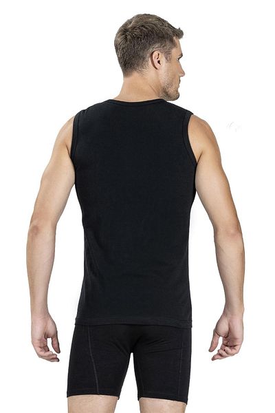 Jiber Men's V-Neck Zero Sleeve Cotton Undershirt Undershirt 115 - 9 Pieces